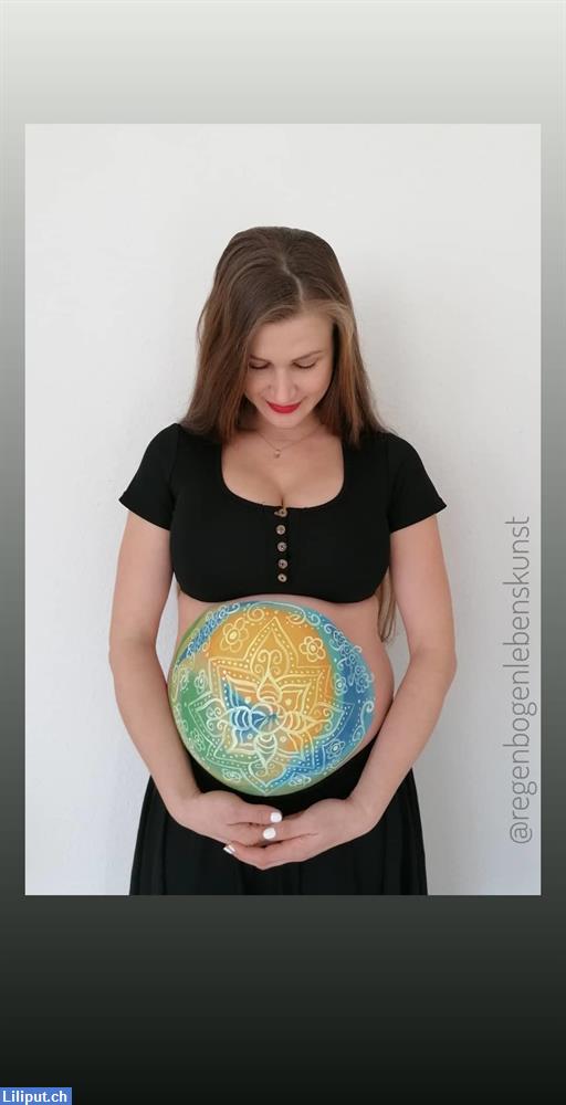 Bild 2: Belly Painting (Schwangerschaftsmalen)