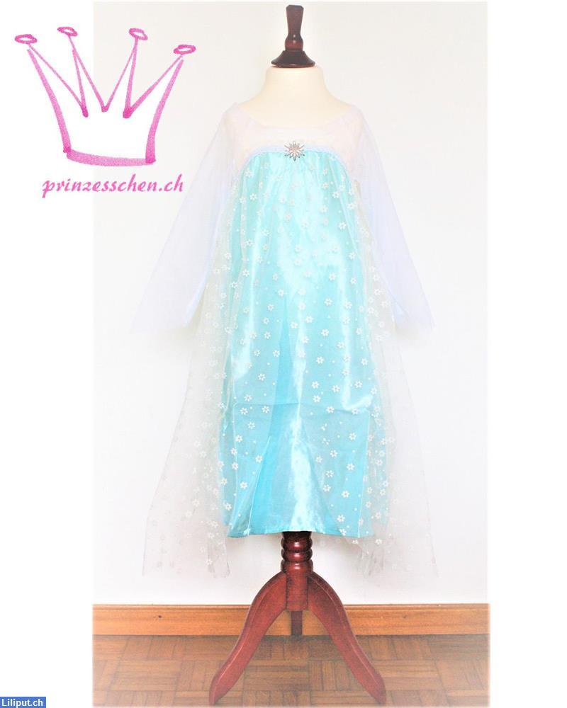Bild 1: Prinzessinnen-Kleid Frozen Elsa, Gr. 110, Kostüm, Spielen, Mädchen
