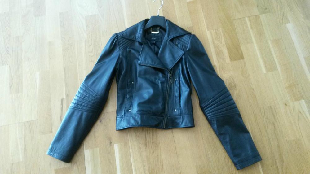 Bild 1: Schwarze APART Damen-Lederjacke zu verkaufen