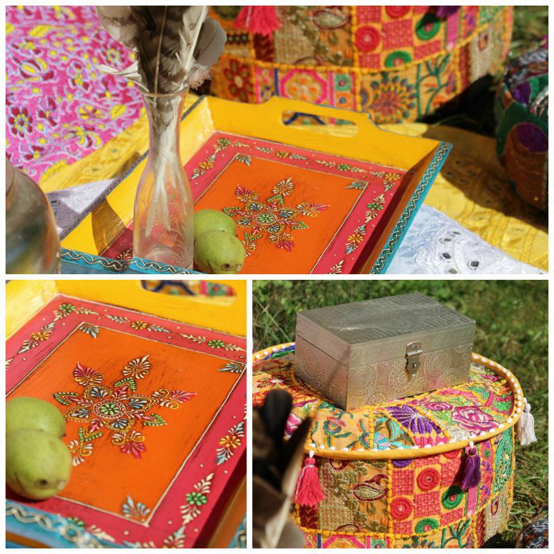 Bild 2: Farbenfrohe Mandala Tücher, Poufs und Sitzkissen | Namaste Shop