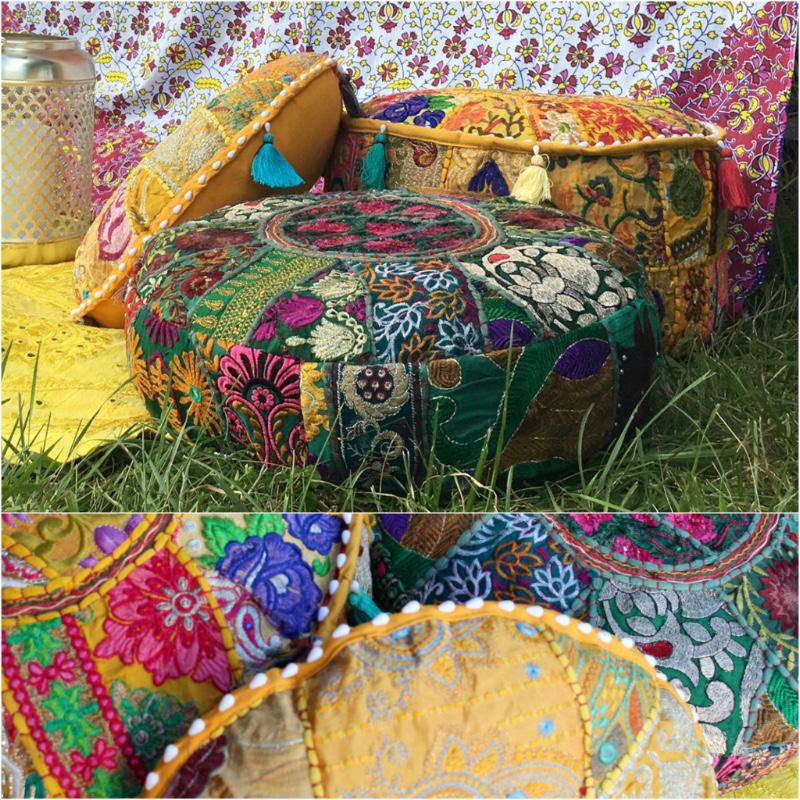 Bild 3: Farbenfrohe Mandala Tücher, Poufs und Sitzkissen | Namaste Shop