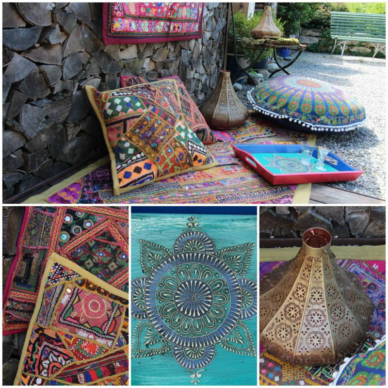 Bild 5: Farbenfrohe Mandala Tücher, Poufs und Sitzkissen | Namaste Shop