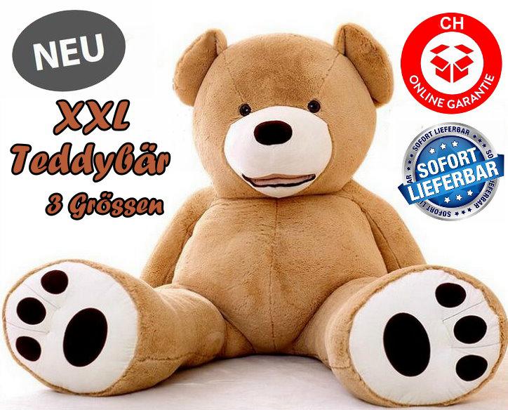 Bild 1: Riesengrosser Plüschbär, XXL Plüsch Teddy, 3 Grössen, Geschenkidee