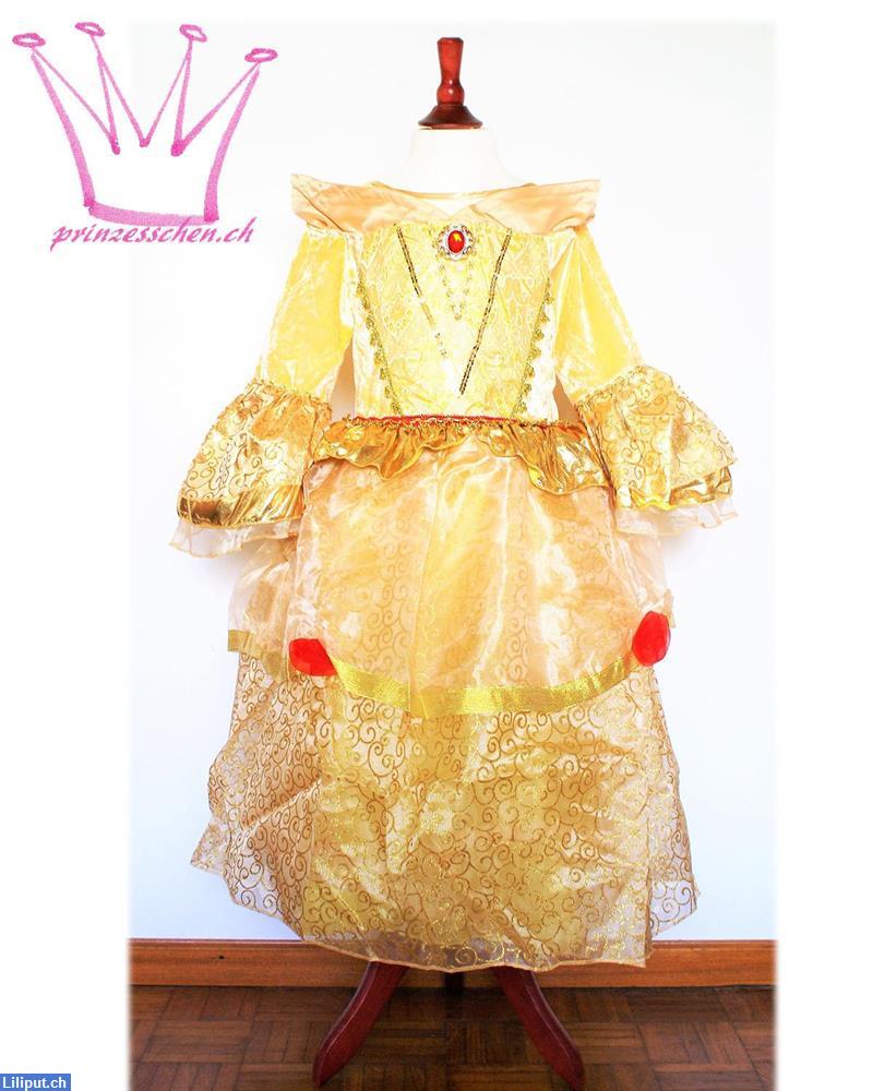 Bild 2: Prinzessin Belle Kleid, Kostüm, Verkleiden, Fasnacht, Neuware, Online-Shop