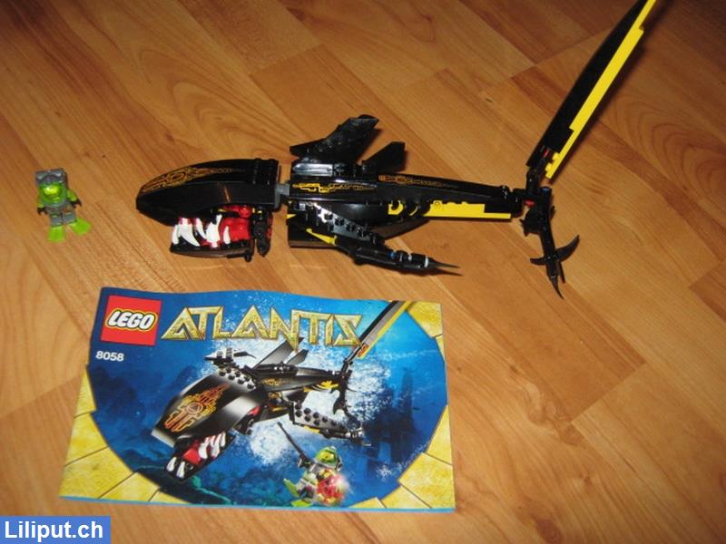 Bild 2: Lego Atlantis Riesenhai  mit Anleitung zu verkaufen
