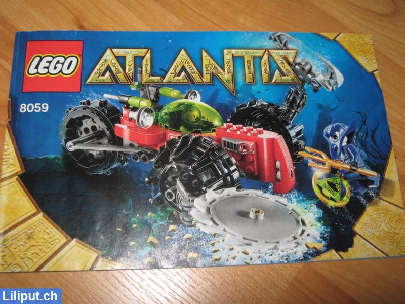 Bild 2: Lego Atlantis Sandfräser mit Anleitung zu verkaufen