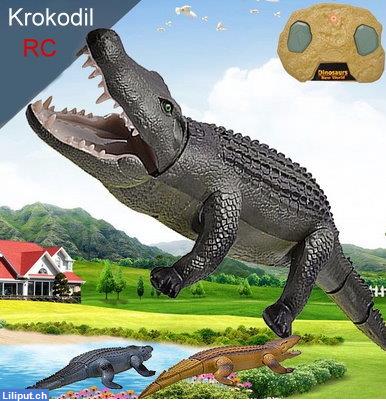 Bild 1: Ferngesteuertes Krokodil / Alligator, RC Kinderspielzeug, Geschenk