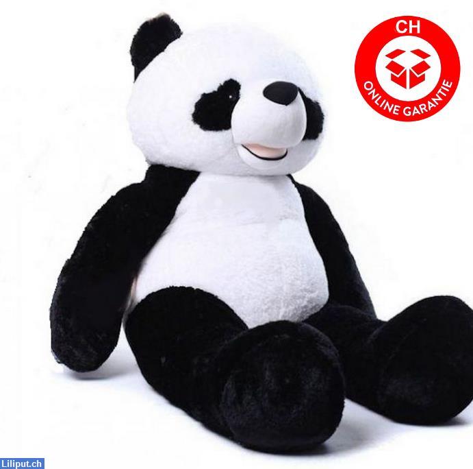Lustig sprechende Panda Plüschtier Größe 15X6 Cm-weiß & schwarz 