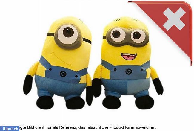 Bild 1: Minions Plüschfiguren XXL ca. 80-85cm Minion Plüsch Set 2tlg. Fan