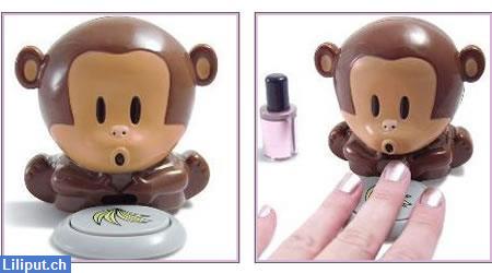 Bild 1: Blow Monkey Nail Dryer Nagellacktrockner Affe als Geschenk für die Frau