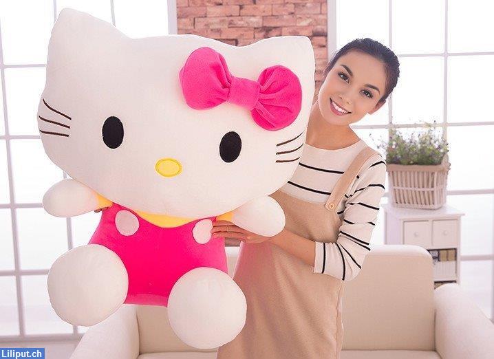 Bild 1: Hello Kitty Hellokitty Plüschtier Katze XXL 100cm 1m Mädchen Geschenk