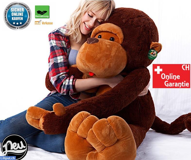 Bild 1: NEU: Grosser XXL Plüschtier Affe, Monkey 130cm, tolle Geschenkidee