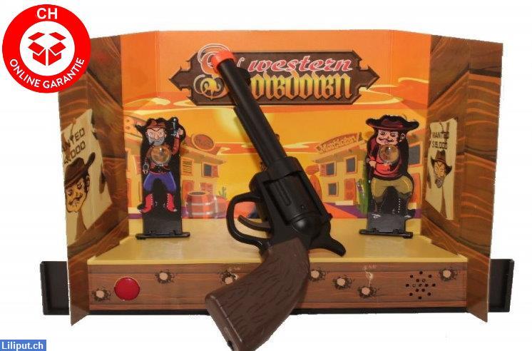 Bild 1: Neuheit: Wild West, Western Revolver IR Schiessbude Kinderspass