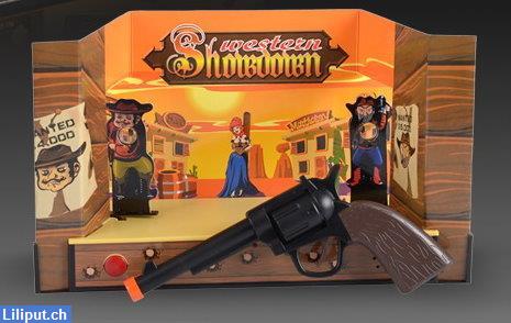 Bild 2: Neuheit: Wild West, Western Revolver IR Schiessbude Kinderspass