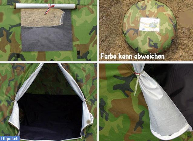 Bild 3: Popup Militär Wurfzelt für 2-3 Personen, ideal für den schnellen Aufbau