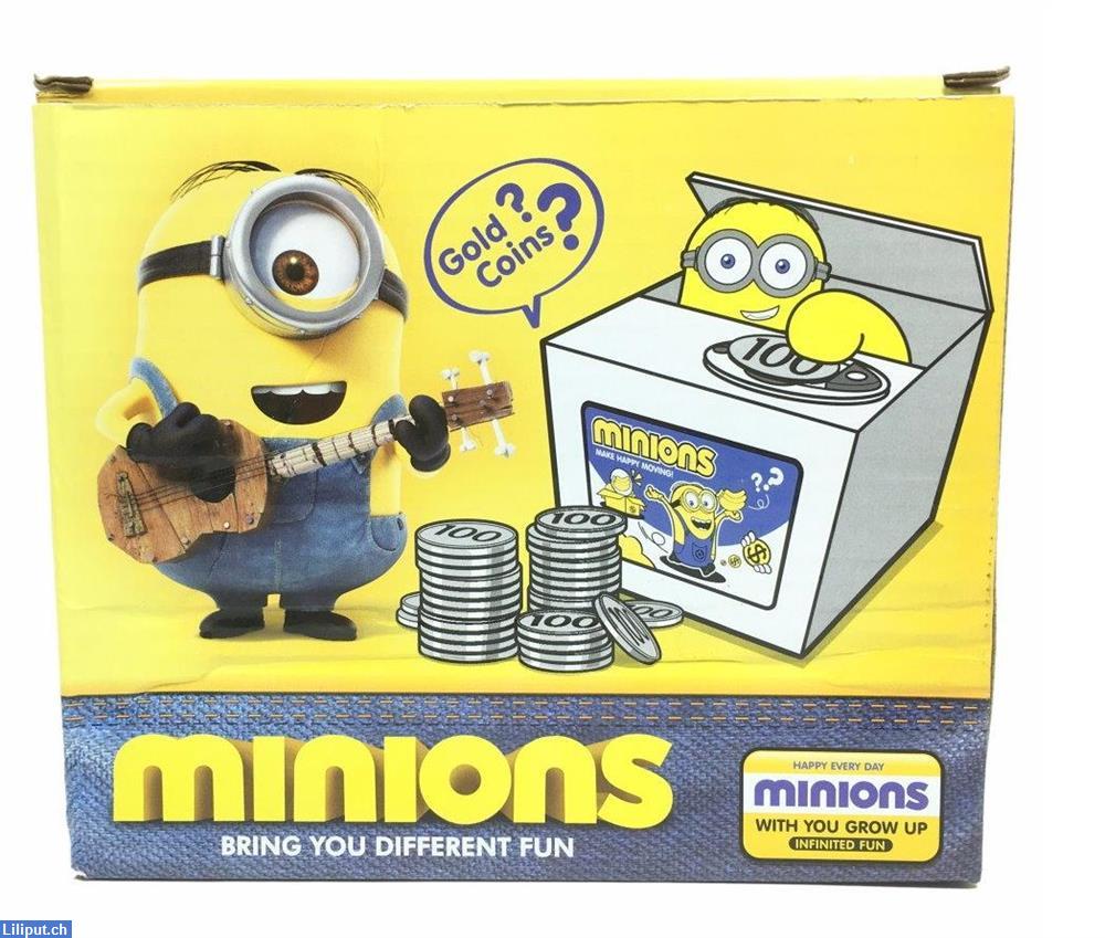 Bild 3: Minions Spardose Sparschwein - Geld Münzen Box - tolle Geschenkidee