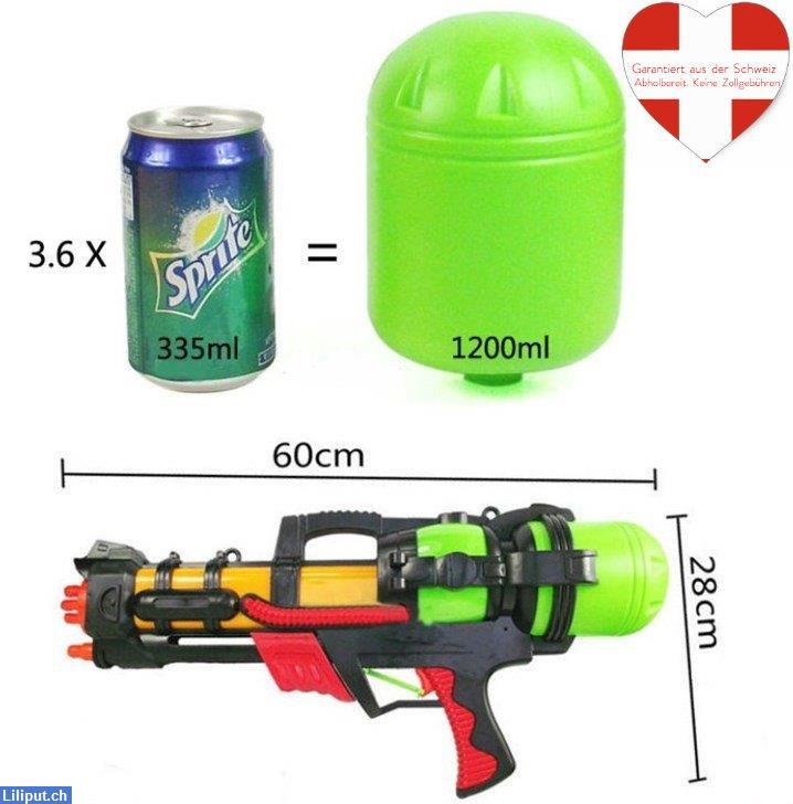 Bild 3: Grosses Wassergewehr Wasserpistole XXL Wasser Spielzeug Pistole 60cm