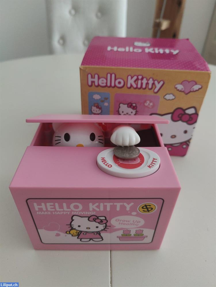 Bild 1: Hello Kitty Katze Spardose, Sparschwein Geschenk zum Geld sparen