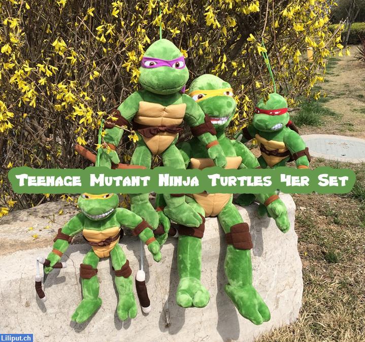 Bild 1: Teenage Mutant Ninja Turtles TMNT Set: Leonardo, Donatello, Raphael, ...