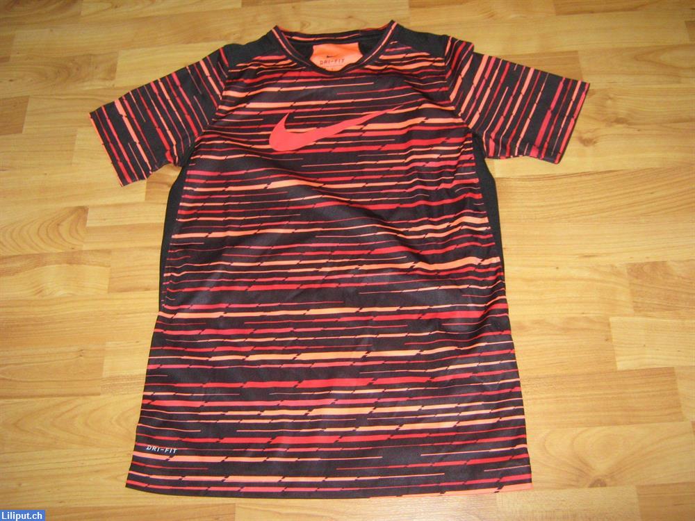 Bild 1: Nike Sport Shirt, rot-orange, Grösse 158/164, VP 25.-
