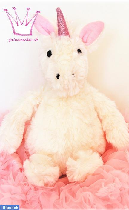 Bild 1: Prinzessinnen Einhorn Kuscheltier, Geschenk, Stofftier, Spielsachen Mädchen