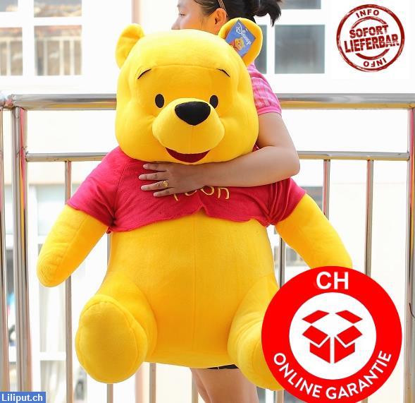 Bild 1: NEU: Disney Winnie Pooh Puuh Bär Plüsch Teddy Pu XXL 1.1m Geschenkidee