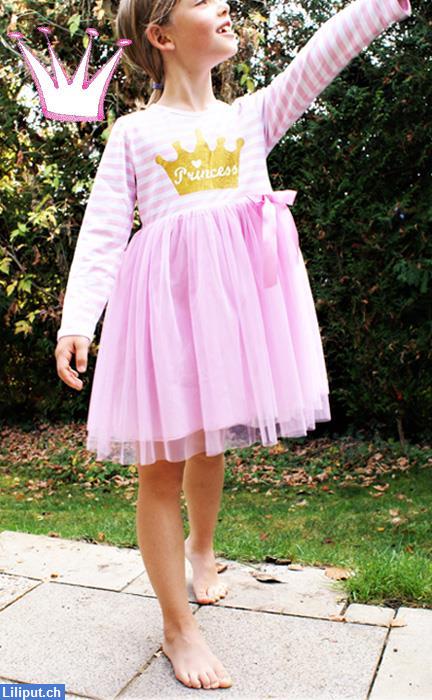 Bild 5: Prinzessin Kinder-Kleid mit Tutu, Rock, Grösse 92/98, 104/110, 116/122