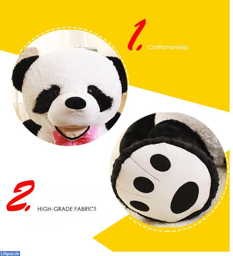 Bild 2: Panda Bär XXL XXXL 260cm 2.6m, Geschenk Pandabär Plüschtier Kind