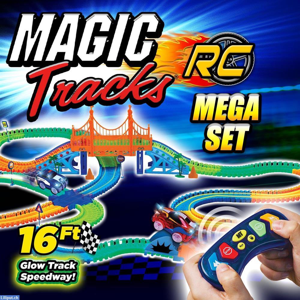 Bild 1: Magic Tracks RC Race Mega Set Ferngesteuerte Spielzeug Rennbahn Rennstrecke