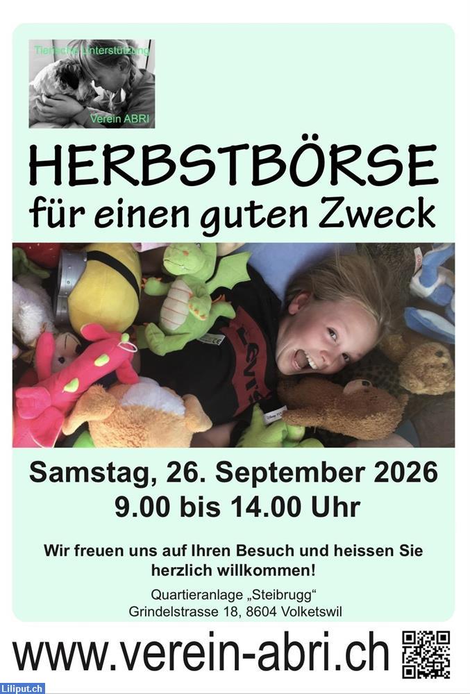 Bild 1: Herbstbörse in Volketswil für einen guten Zweck
