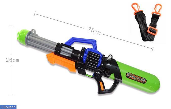 Bild 2: Mega XXL Wassergewehr / Wasserpistole ideal für Zuhause, Badi, Strand...