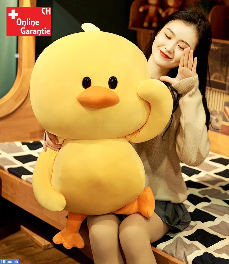 Bild 2: Plüsch Ente XXL 80cm - Duck Plüschtier, die Geschenkidee für Kind