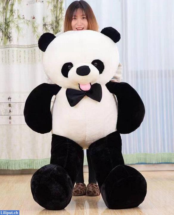 Bild 1: Riesen Teddybär Kuschel Pandabär XXL 150cm Geschenkidee Kinder Frau