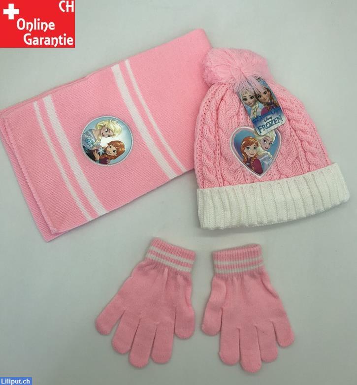 Bild 1: Disney Frozen - Die Eiskönigin Set mit Mütze, Schal und Handschuhe