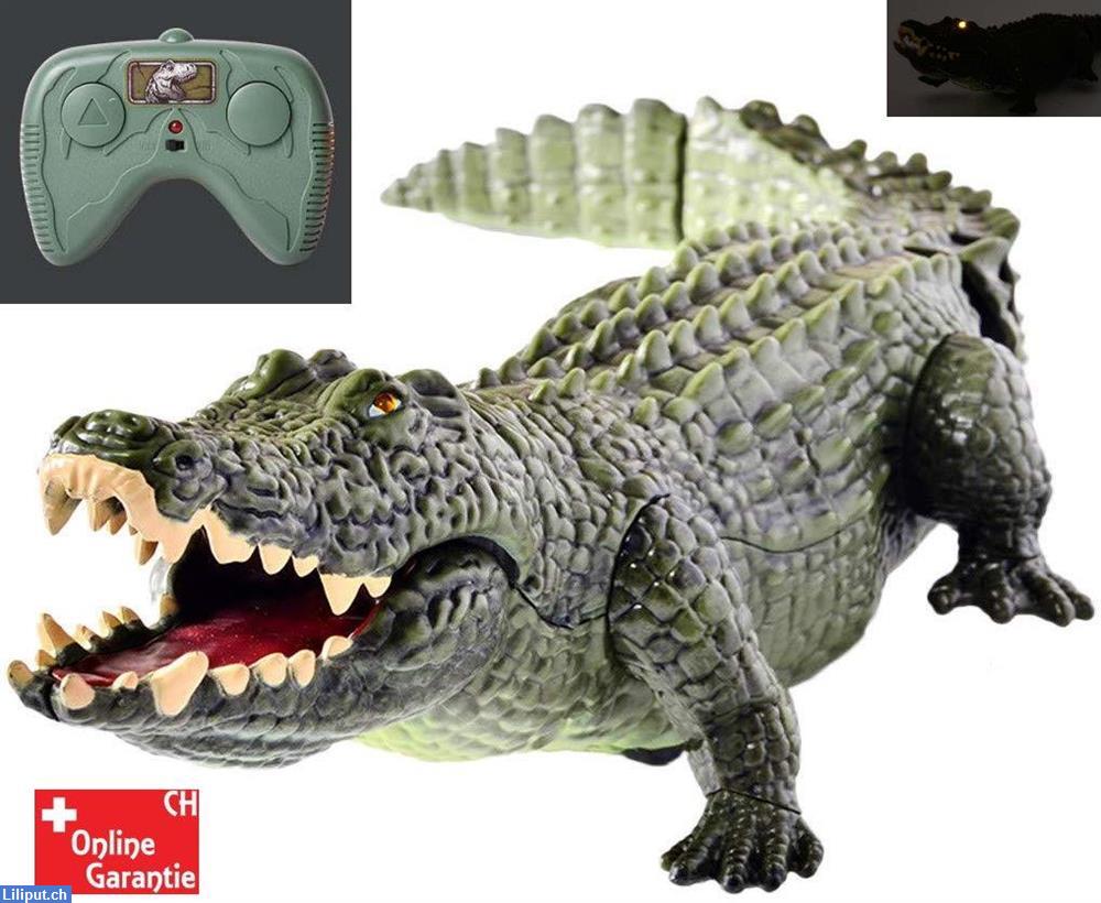 Bild 1: Ferngesteuertes Krokodil 45cm - RC Kinderspielzeug Geschenkidee