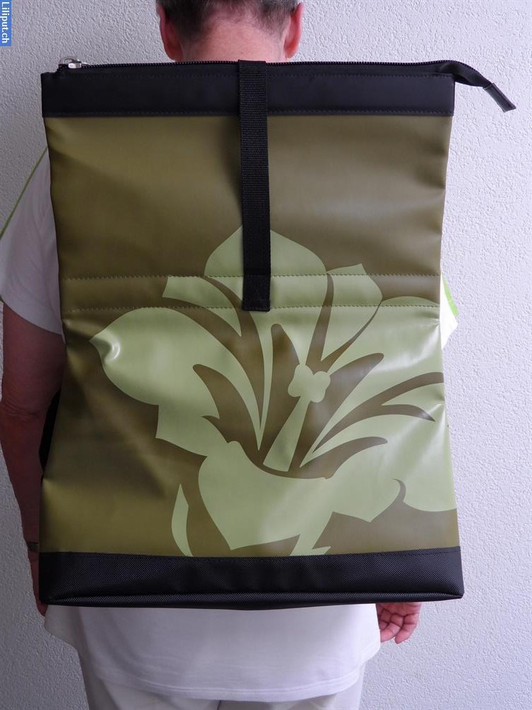 Bild 4: VERKAUF: Neuwertige FLORALP-Schultertasche, olivgrün