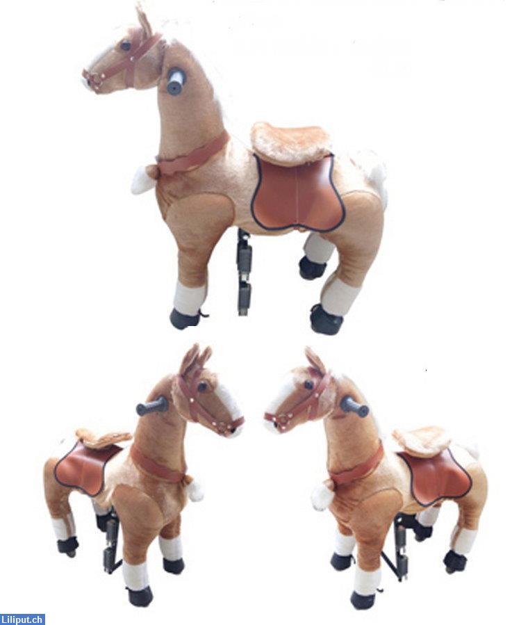 Bild 2: Plüsch Pferd / Pony reiten, tolles Mädchen Spielzeug fürs Kinderzimmer