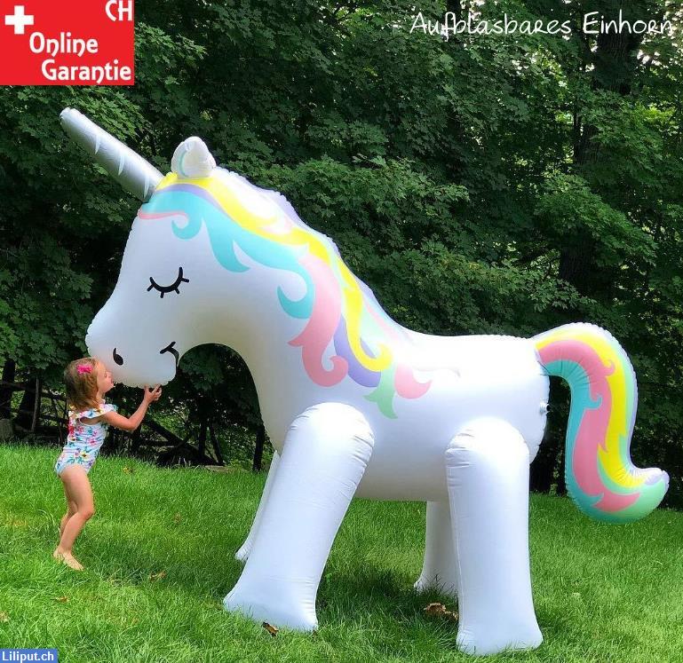 Bild 1: Einhorn Sprinkler Sommer Wasserspielzeug Unicorn Spielzeug Sommer