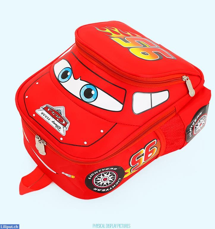 Bild 4: Disney Cars Lightning McQueen Rucksack Schulrucksack Junge Kindergarten