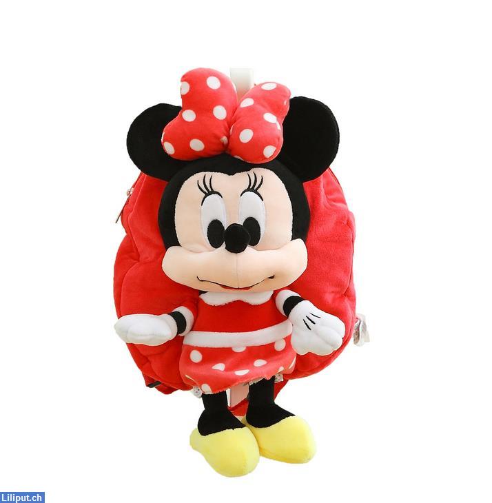 Bild 1: Disney Minnie Mouse Rucksack / Schulranzen für Kindergarten, Primarschule