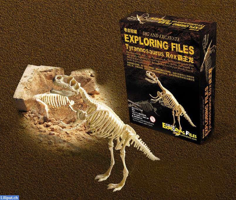 Bild 1: Dinosaurier Tyrannosaurus Rex, Ausgrabungsset Kreativ Archäologie