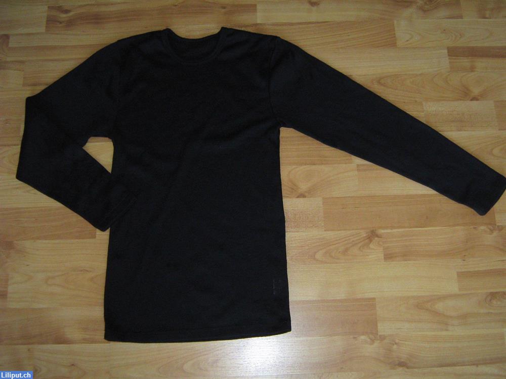Bild 1: Schwarzes Thermo Shirt, Grösse S zu verkaufen