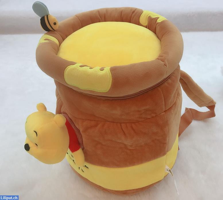 Bild 3: Disney Winnie the Pooh Kinderrucksack, Plüschbär Kindergarten Rucksack