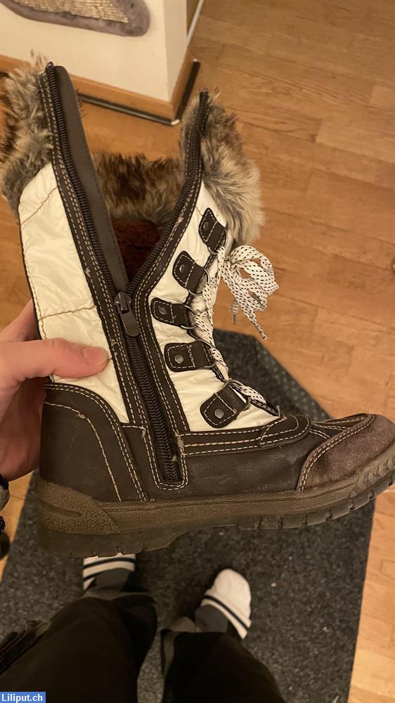 Bild 1: Super schöne Winterschuhe wie neu, Grösse 34