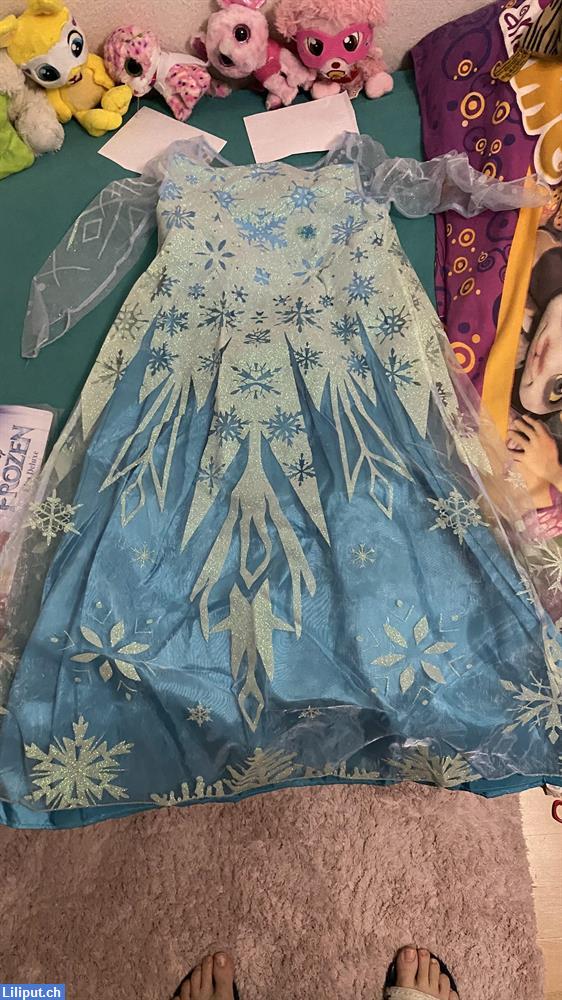 Bild 1: Schönes Anna und Elsa Kleid für 7-8 Jährige abzugeben