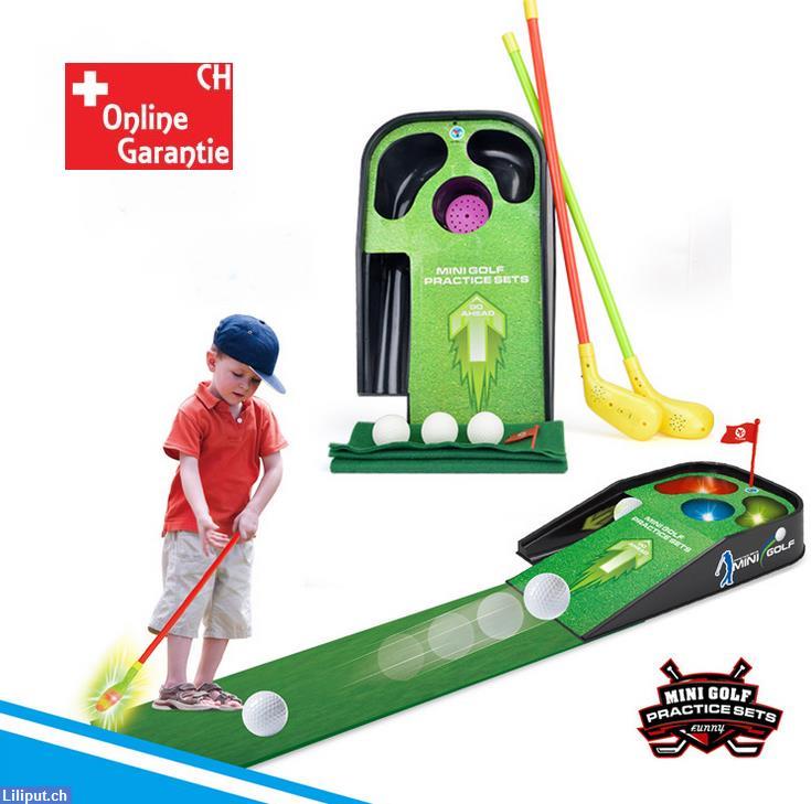 Bild 1: Minigolf Spielzeug Spielset für Kinder mit Lichteffekte & Sound