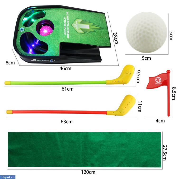 Bild 2: Minigolf Spielzeug Spielset für Kinder mit Lichteffekte & Sound