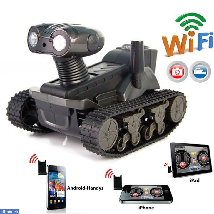 Bild 1: Ferngesteuertes WiFi Smartphone Auto Panzer Spielzeug, iPhone / Android