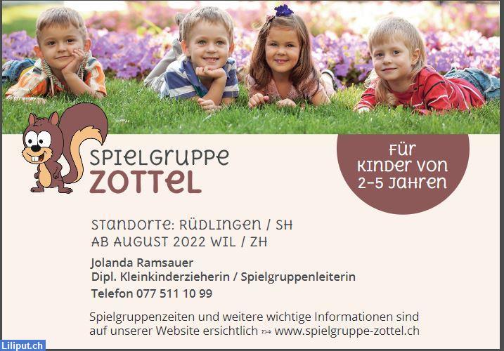 Bild 1: Spielgruppe Zottel hat noch freie Plätze für Kinder von 2 - 5 Jahren!