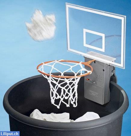 Bild 1: Basketballkorb für Papier-/Mülleimer mit Sound, Spass für jedes Büro